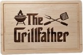 LBM The Grill Father houten snijplank - 30 x 20 cm