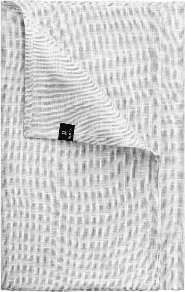 Himla Maya tafelkleed white/graphite - 145x250 cm