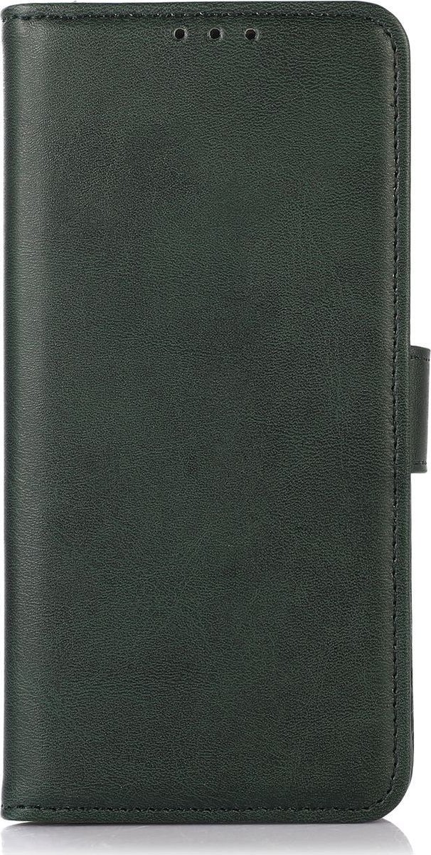 Mobigear Wallet Telefoonhoesje geschikt voor Apple iPhone 14 Pro Hoesje Bookcase Portemonnee - Groen