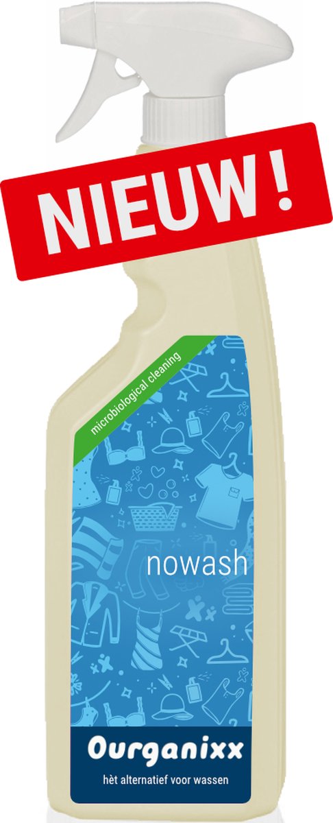 Goedkoopste Ourganixx Nowash – Opfrisspray voor Kleding Zonder Wassen – 750 ml - Verwijdert Geurtjes