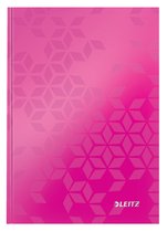 Leitz WOW A5 Notitieboek met Harde Kaft - Gelijnd - FSC Gecertificeerd - Roze