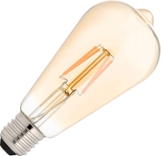 Bailey LED Filament Rustic ST64 E27 4W 2200K Doré dimmable