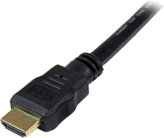 Câble HDMI 50cm plaqué or haute vitesse mâle-mâle / prise en