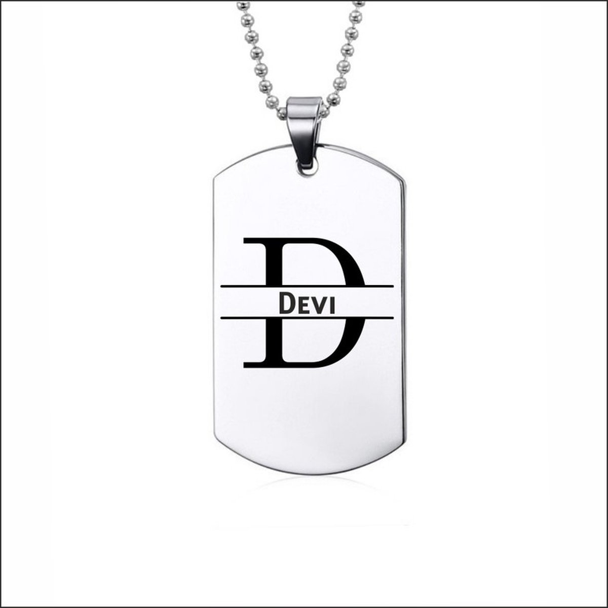 Ketting RVS Met Naam -  Devi