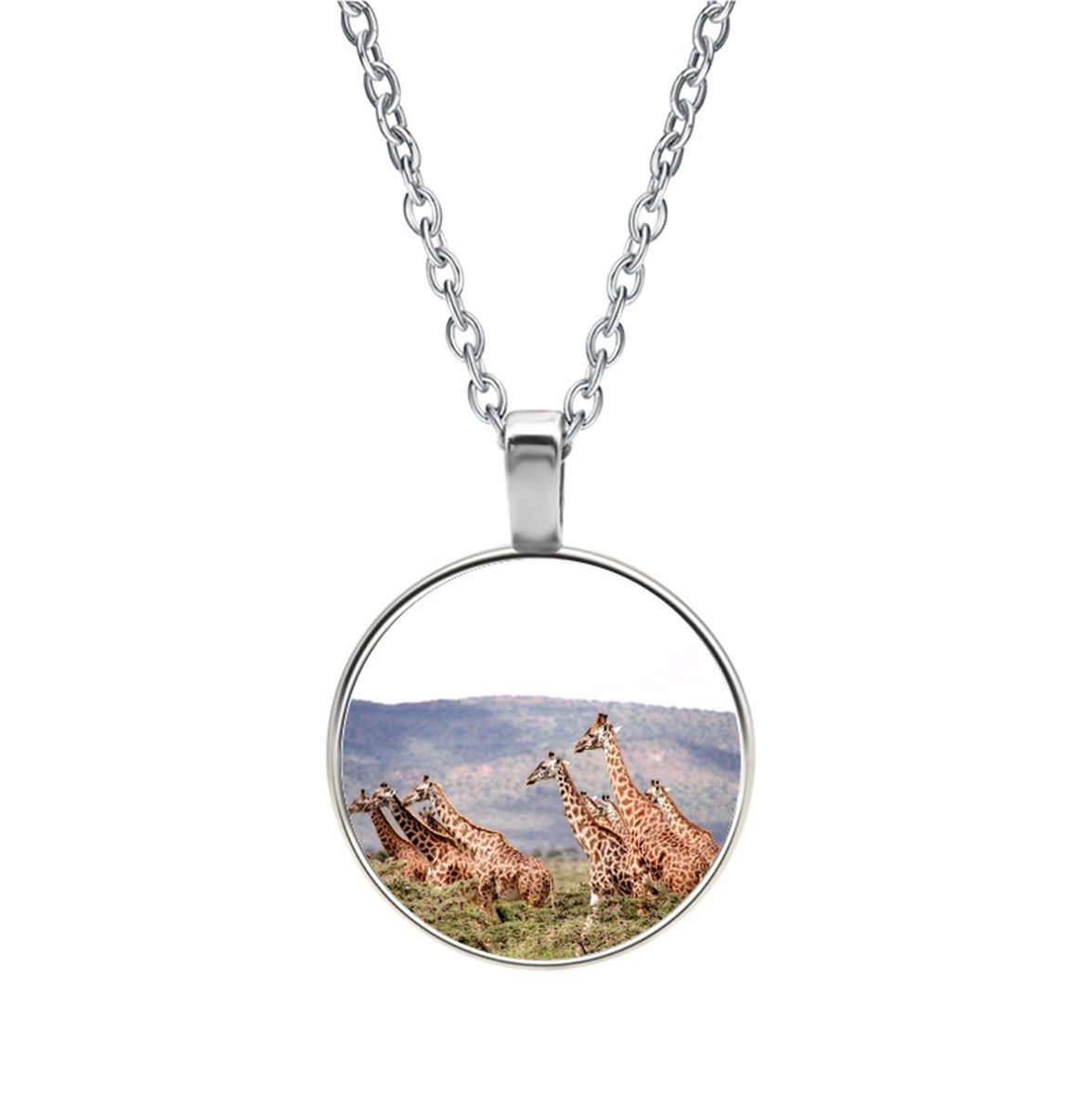 Ketting Glas - Giraffe