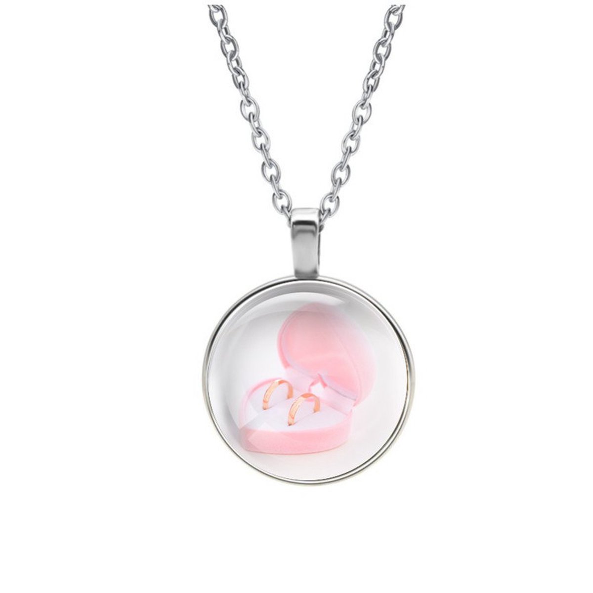 Ketting Glas - Trouwringen
