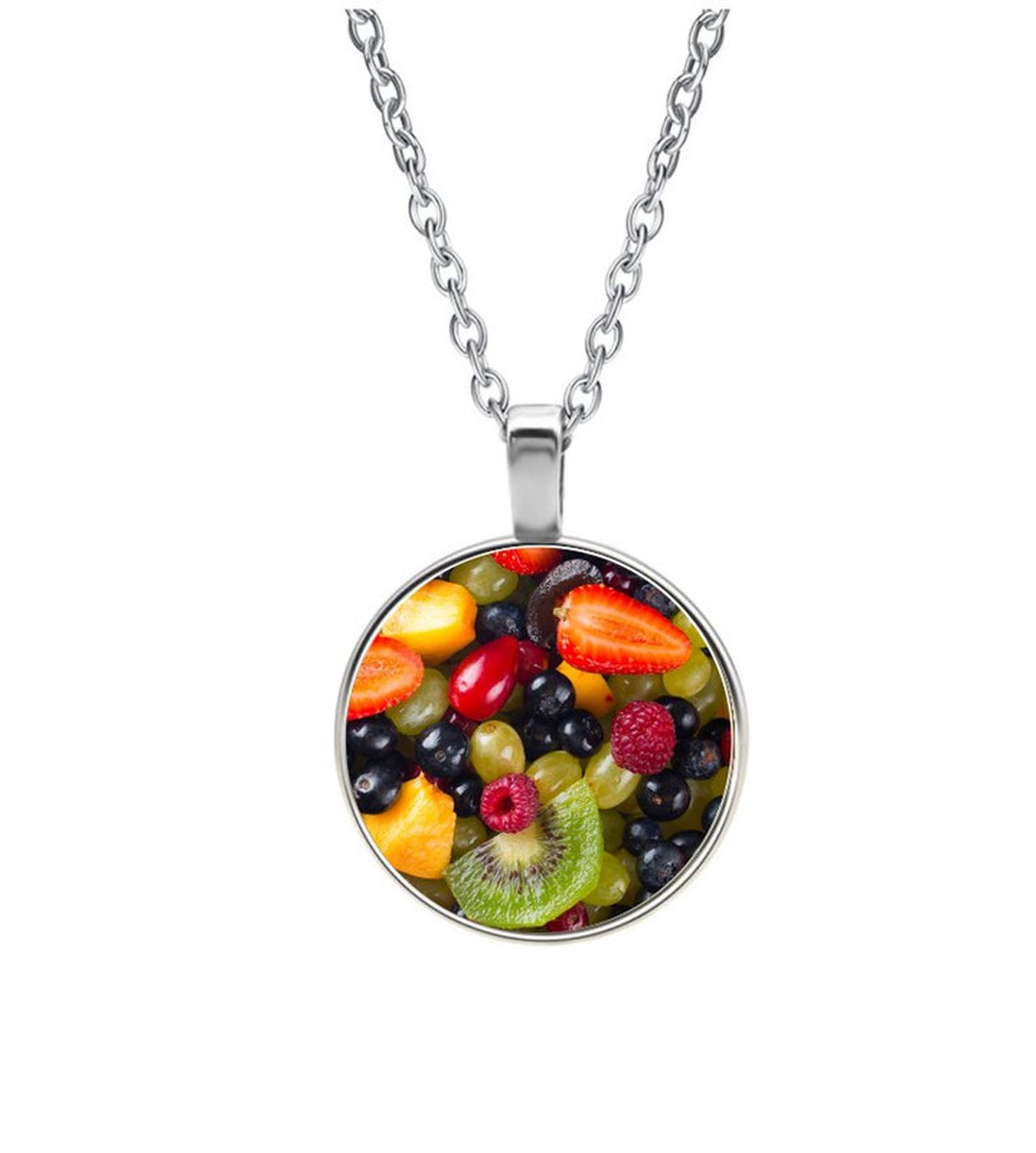Ketting Glas - Fruit