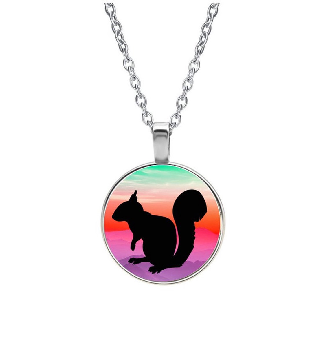 Ketting Glas - Eekhoorn