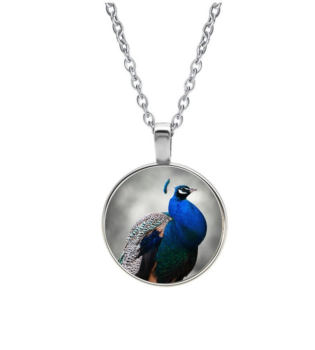 Ketting Glas - Pauw