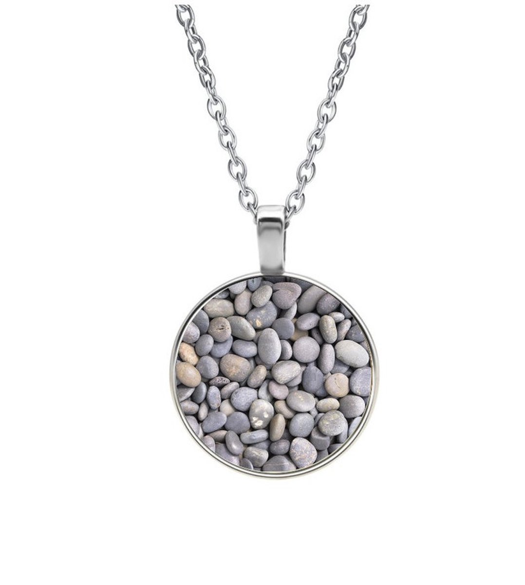 Ketting Glas - Stenen