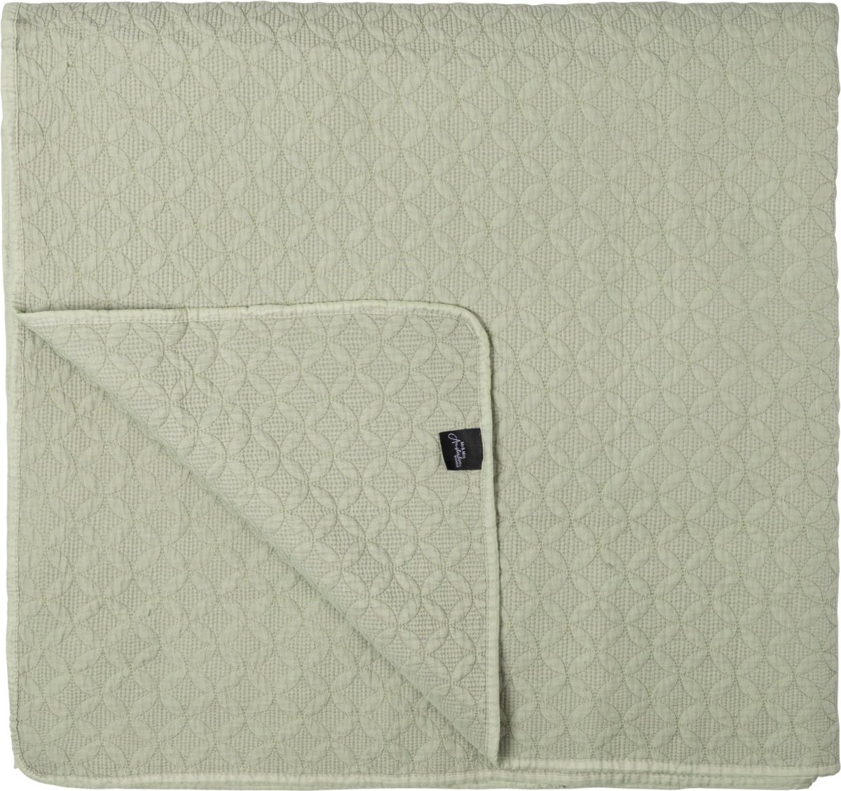 Linolux Sprei Stonewashed Mineral Green 160 x 260