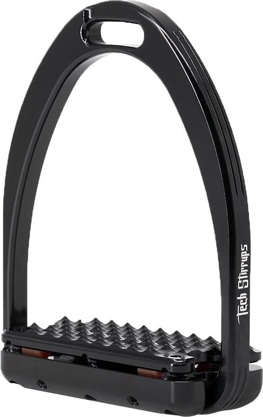 Foto: Tech stirrup stijgbeugels capri plus dressuur 12cm black