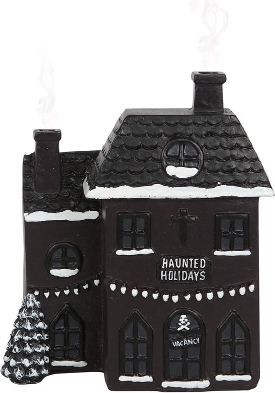 Something Different Wierookhouder Haunted Holiday House Zwart