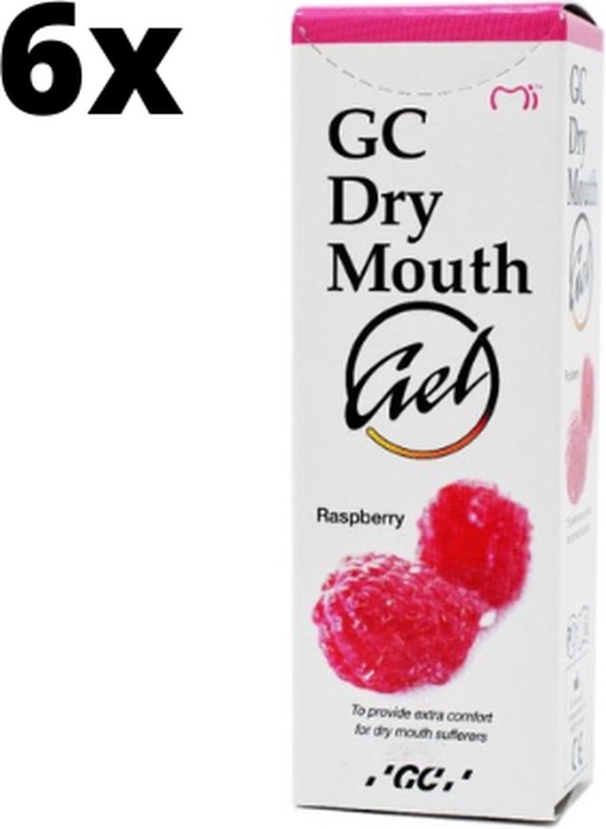 GC Dry Mouth Gel Framboos - 6 x 35 ml - Voordeelverpakking