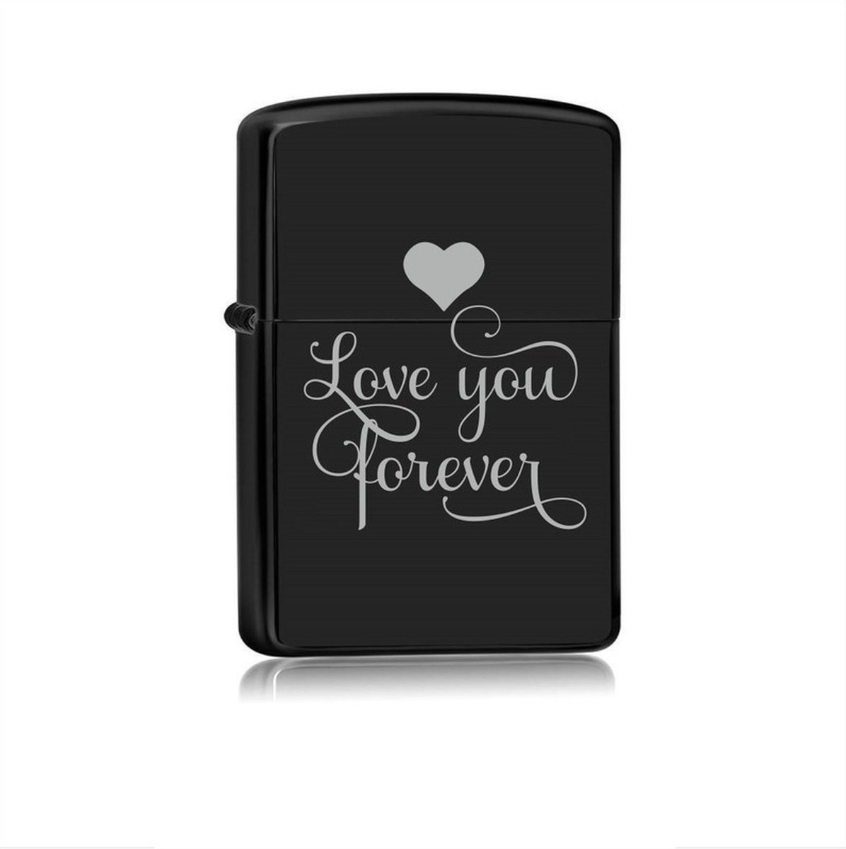Goedkoopste Aansteker Zwart - Love You Forever