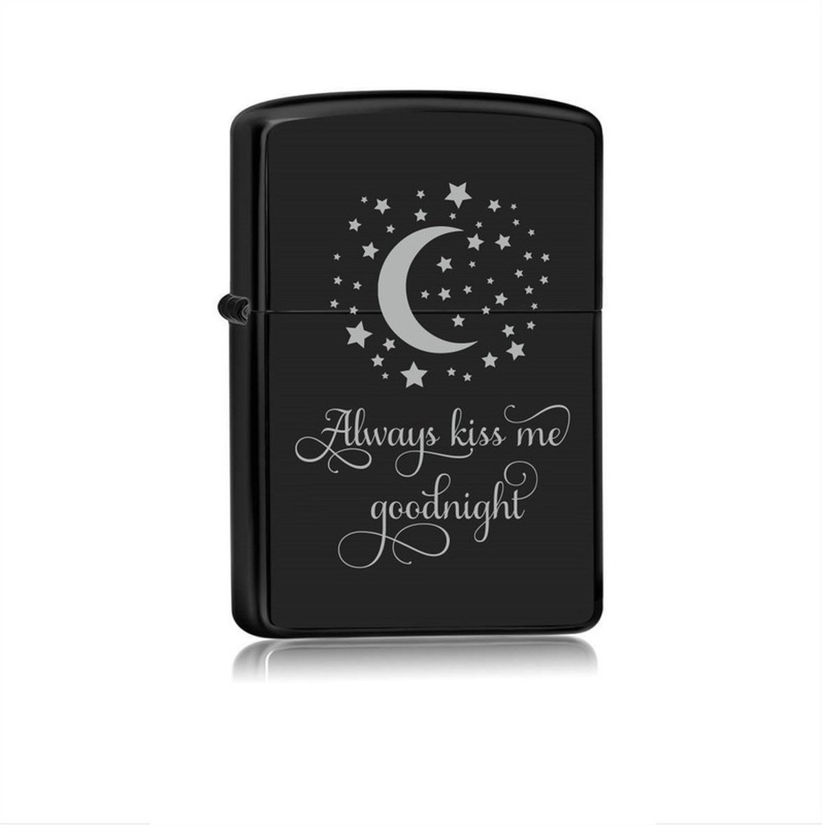 Goedkoopste Aansteker Zwart - Always Kiss Me Goodnight
