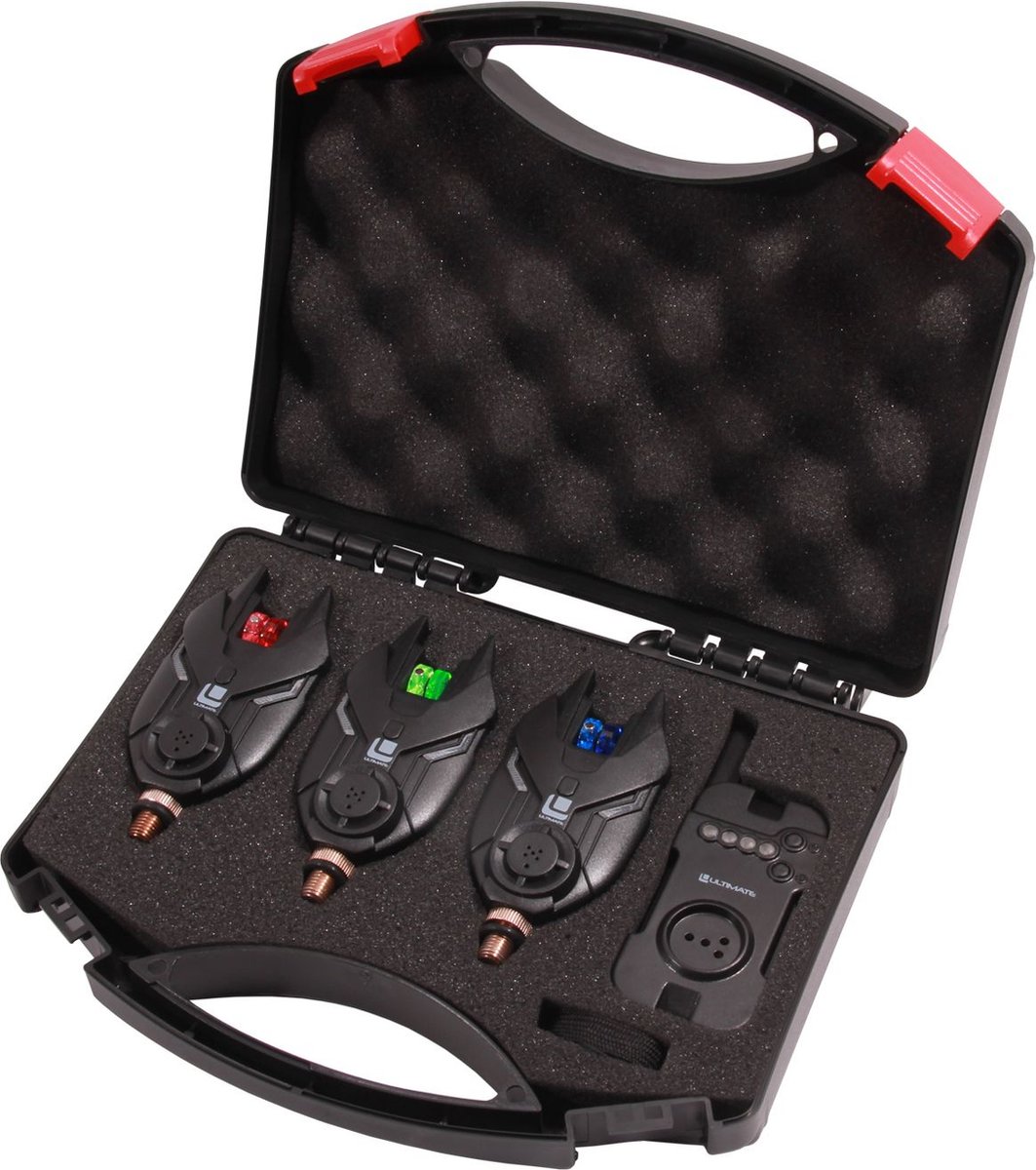 Ultimate E-tension Bite Alarm Beetmelder Set 3+1 | Beetmelder