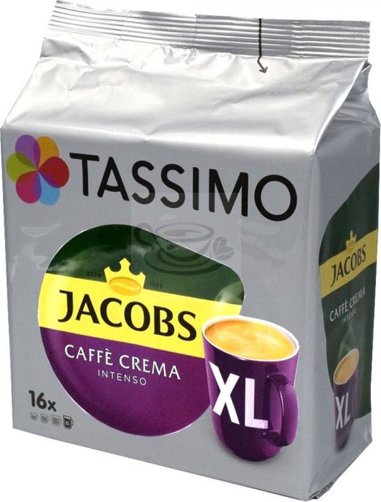 Foto: Jacobs tassimo cafe crema intenso xl 5 x 144 gr 