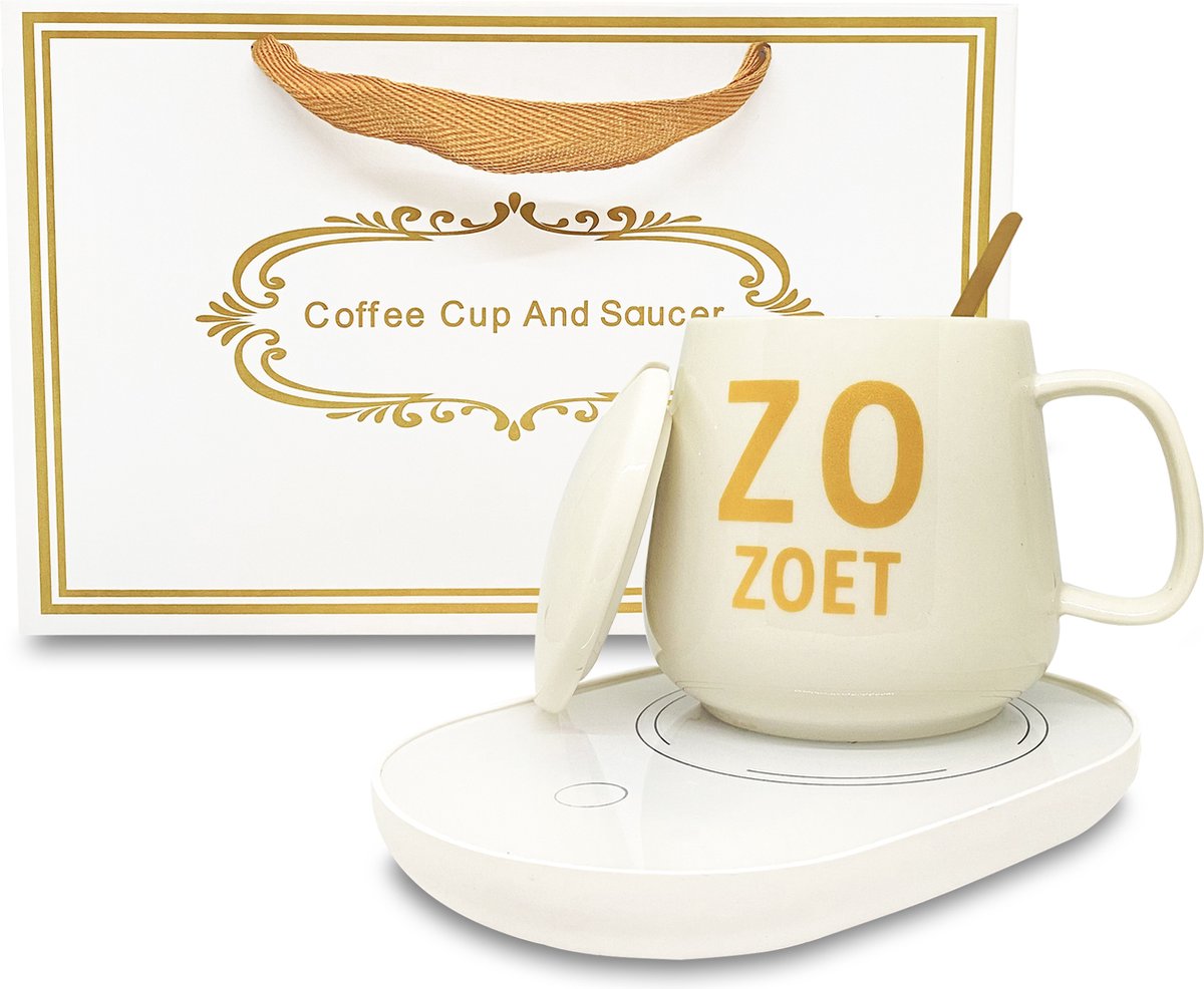 Zo Zoet Cup warmer - verwarmde onderzetter - mok warmer - mug warmer - koffie warmer