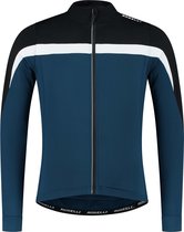Rogelli Course - Wielershirt Lange Mouwen - Fietsshirt Heren - Zwart/Blauw/Wit - Maat M