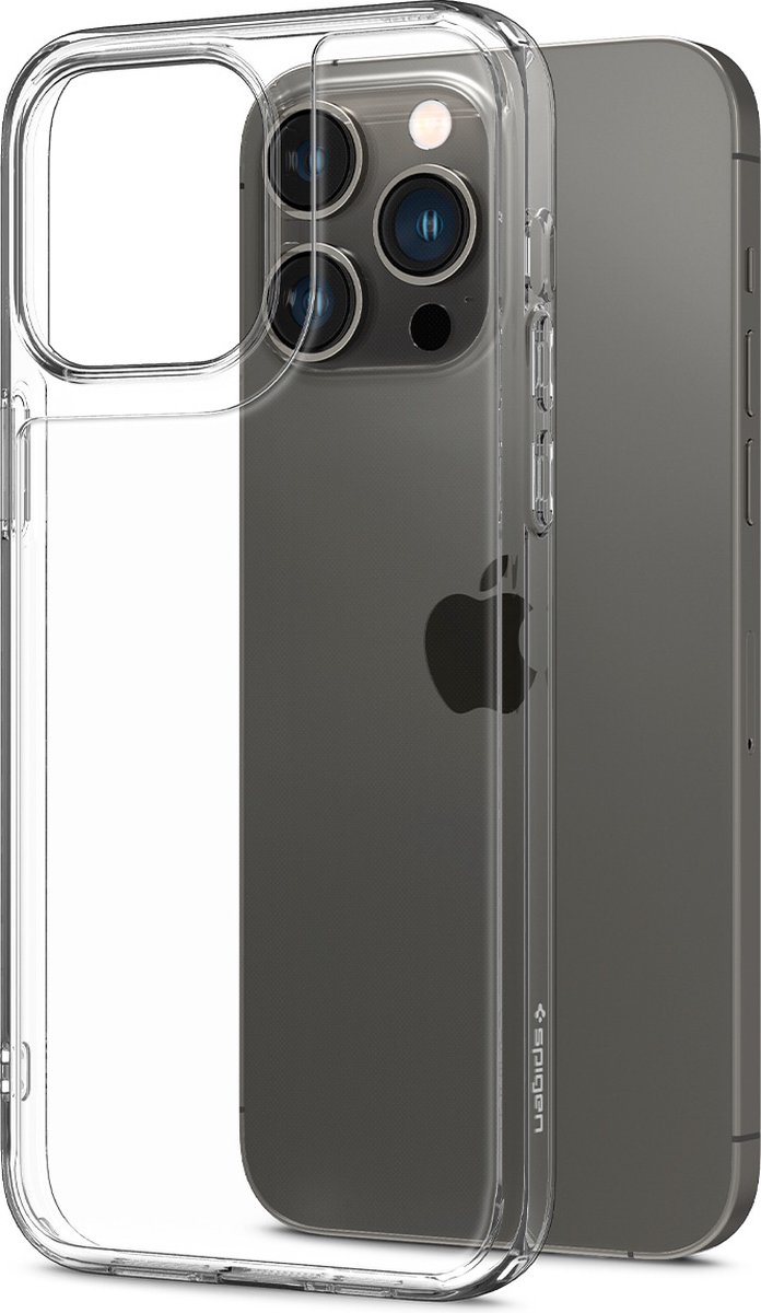 Spigen Quartz Hybrid Hoesje Geschikt voor Apple iPhone 14 Pro Max Transparant