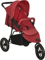 Prolenta Premium – Kinderwagen staal rood – 3 in 1 – Maxi Cosi – Kinderwagens