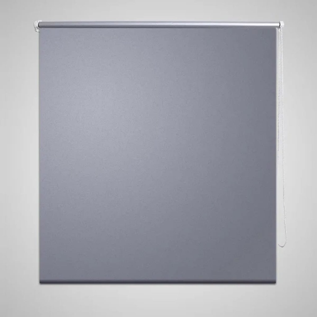 Decoways - Rolgordijn verduisterend 40x100 cm grijs