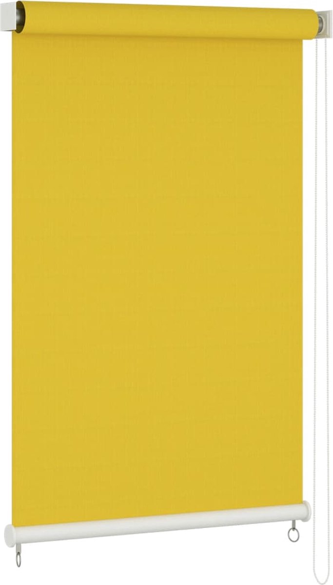 Decoways - Rolgordijn voor buiten 120x230 cm geel