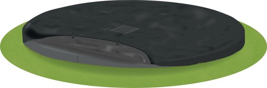 Universele Trampoline Beschermhoes Etan® Premium - t.b.v. ⌀ 366 cm Trampoline - Zwart - Rond - Stevig Europees PVC - Afdekzeil - Afdekhoes - Regenhoes