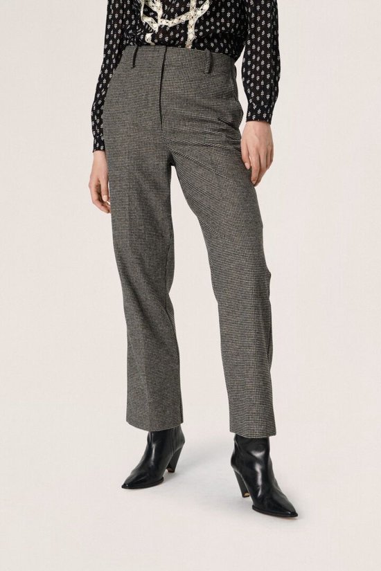 SOAKED IN LUXURY SLKelsie Dawson Pants - Black Pepita Che Black