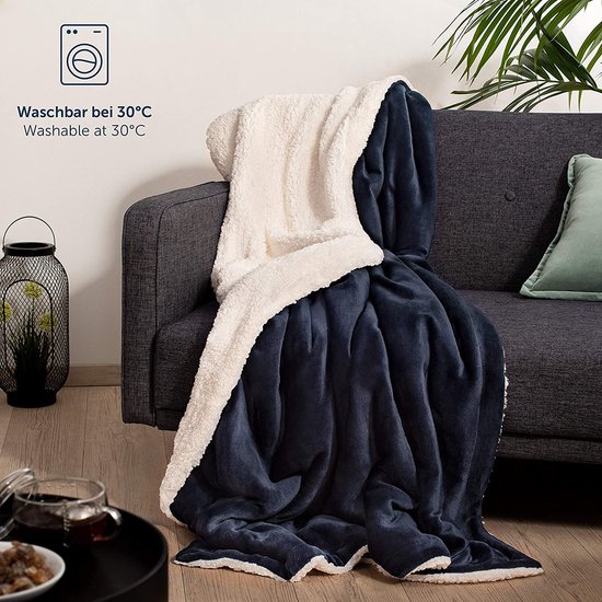 Couverture d'hiver couverture polaire couverture chaude pour salon chambre  | bol