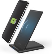 Hama Chargeur sans fil "QI-FC10S", 10 W, chargeur sans fil pour smartphone, noir