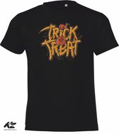 Klere-Zooi - Halloween - Trick or Treat - Zwart Kids T-Shirt - 128 (7/8 jr)