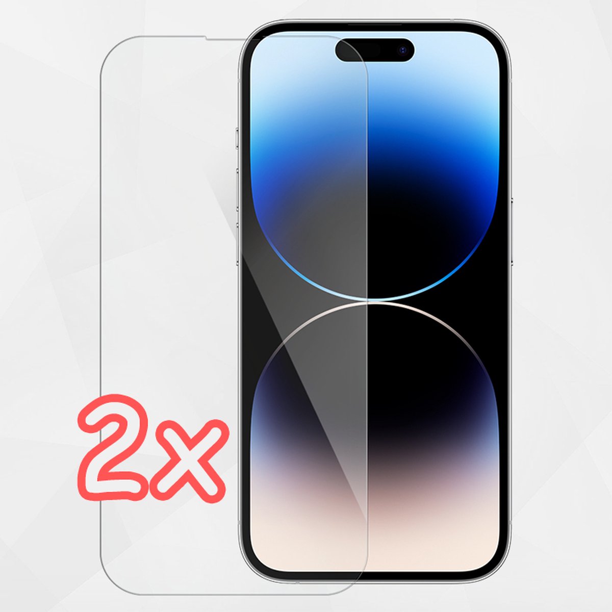 BukkitBow – Screenprotector voor iPhone 14 Pro Max- Screen Cover Protector – Beschermglas voor iPhone – 2 Stuks