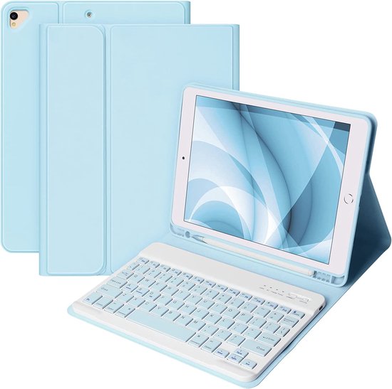 Geniet assistent bundel iPad Air 3 (2019) 10.5 inch Hoes Toetsenbord - Leer - Keyboard Case voor  Apple iPad... | bol.com