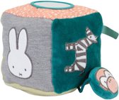 Miffy | Cube Bébé avec étiquettes | Jouez et découvrez | Rose 13 x 13 cm