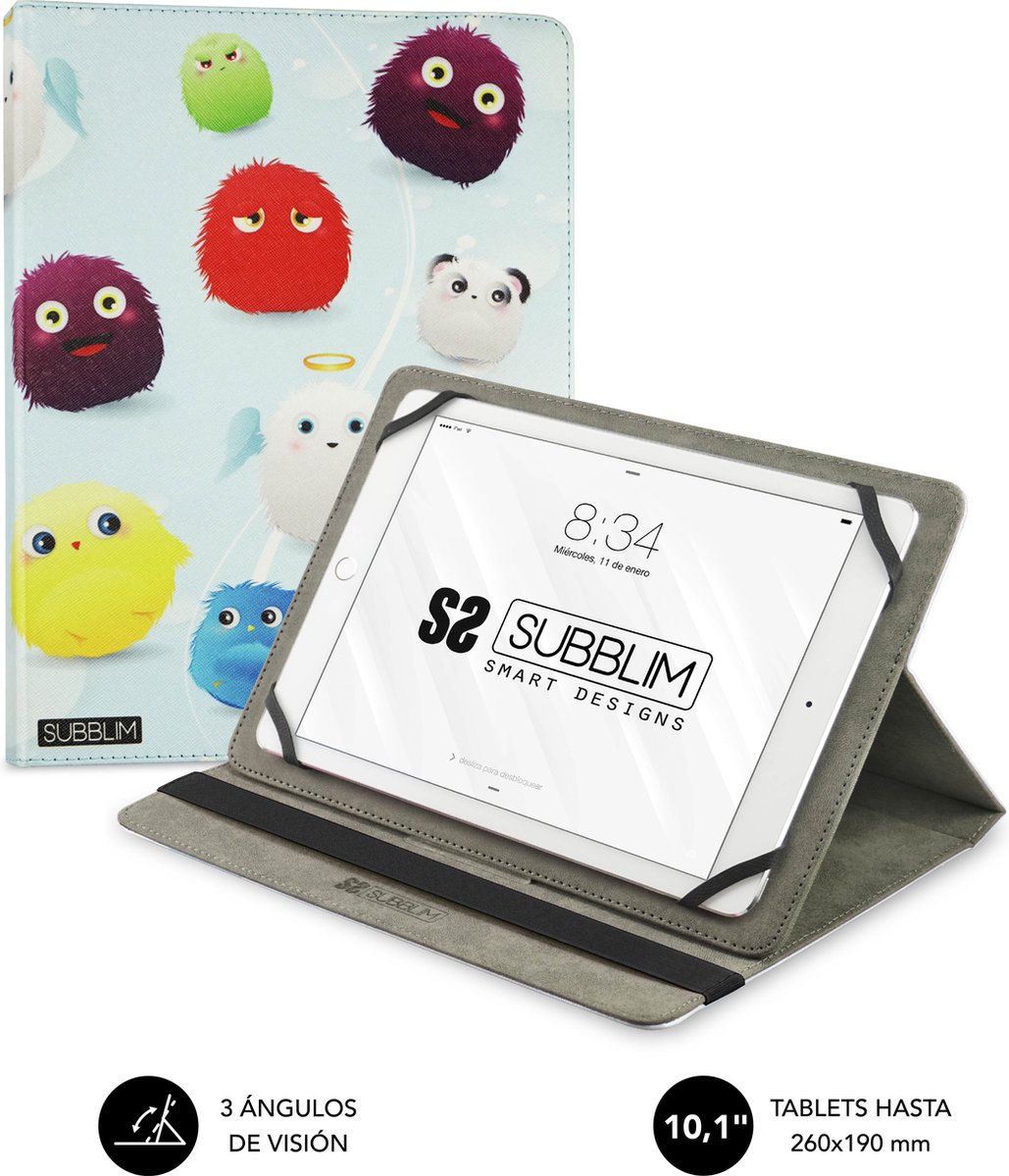Tablet cover Subblim Trendy Furry Multicolour 10,1"