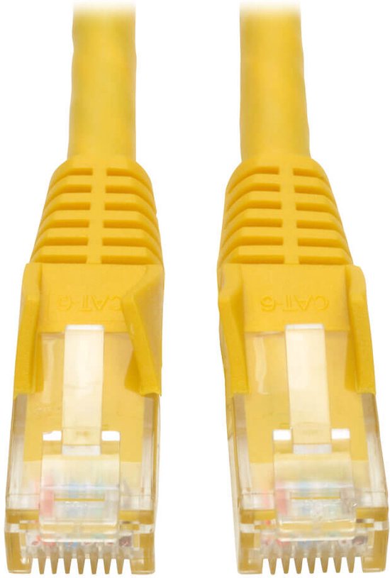 Câble réseau Tripp Lite N201-025-YW 7,62 m Cat6 / 6e / 6a U / UTP (UTP) Jaune