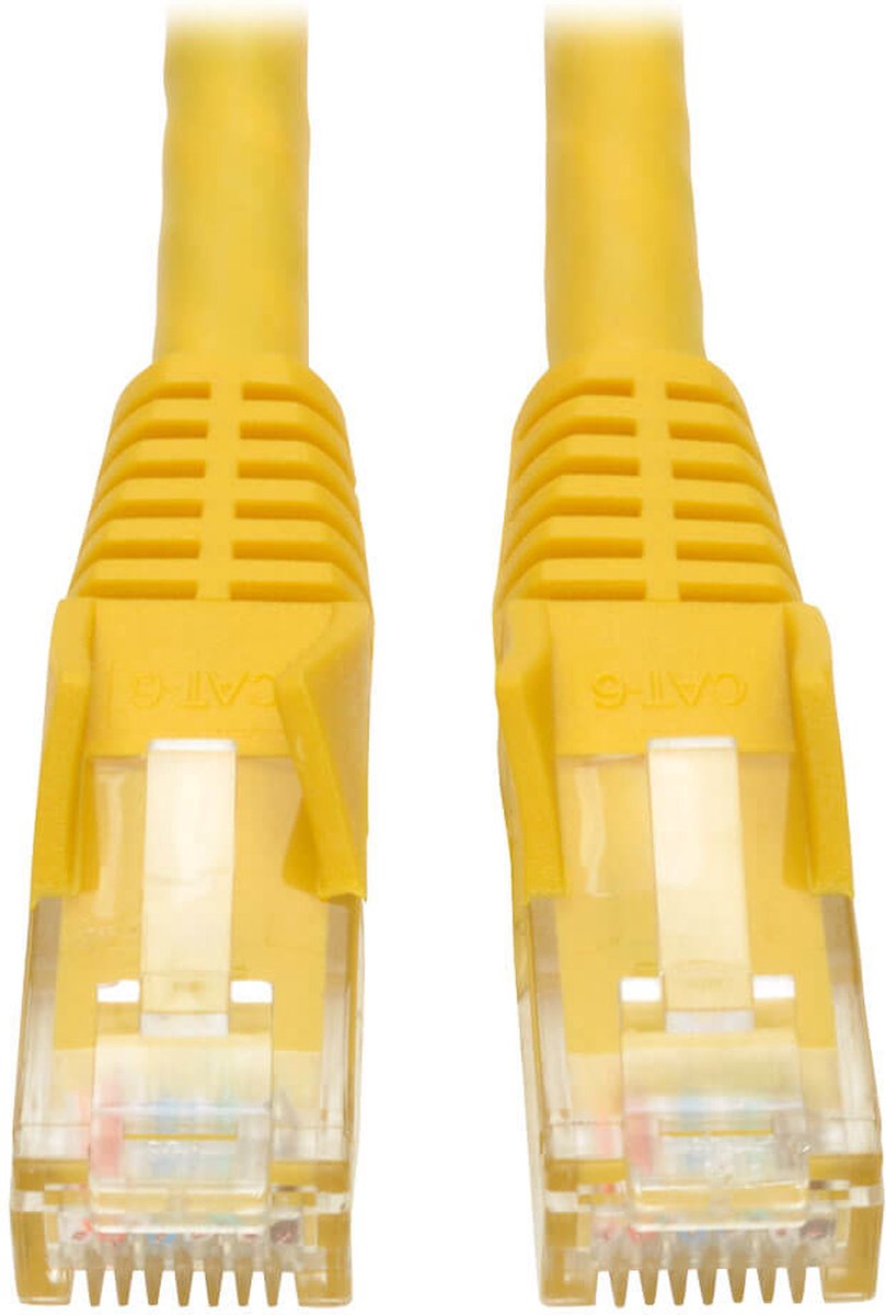 Tripp Lite N201-025-YW netwerkkabel 7,62 m Cat6/6e/6a U/UTP (UTP) Geel
