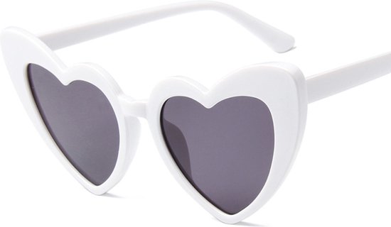 New Age Devi - Hart zonnebril - feestbril - Wit