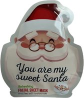 Gezichtsmasker 'You are my sweet Santa' - Verfrissende formule - 1 stuk