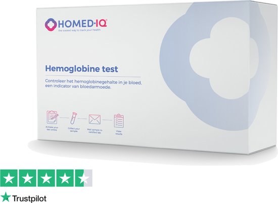 Homed-IQ - Hemoglobine test - Test op: Hb in het bloed - Thuistest | bol
