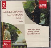 Lieder - Felix Mendelssohn, Robert Schumann, Franz Liszt - Dame Janet Parker, Geoffrey Parsons, Daniel Barenboim