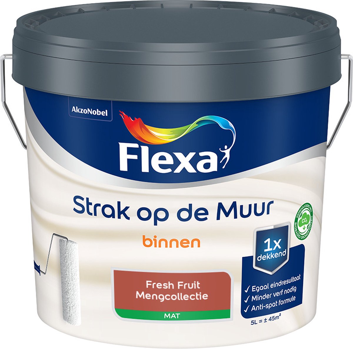 Flexa Strak op de muur - Muurverf - Mengcollectie - Fresh Fruit - 5 Liter