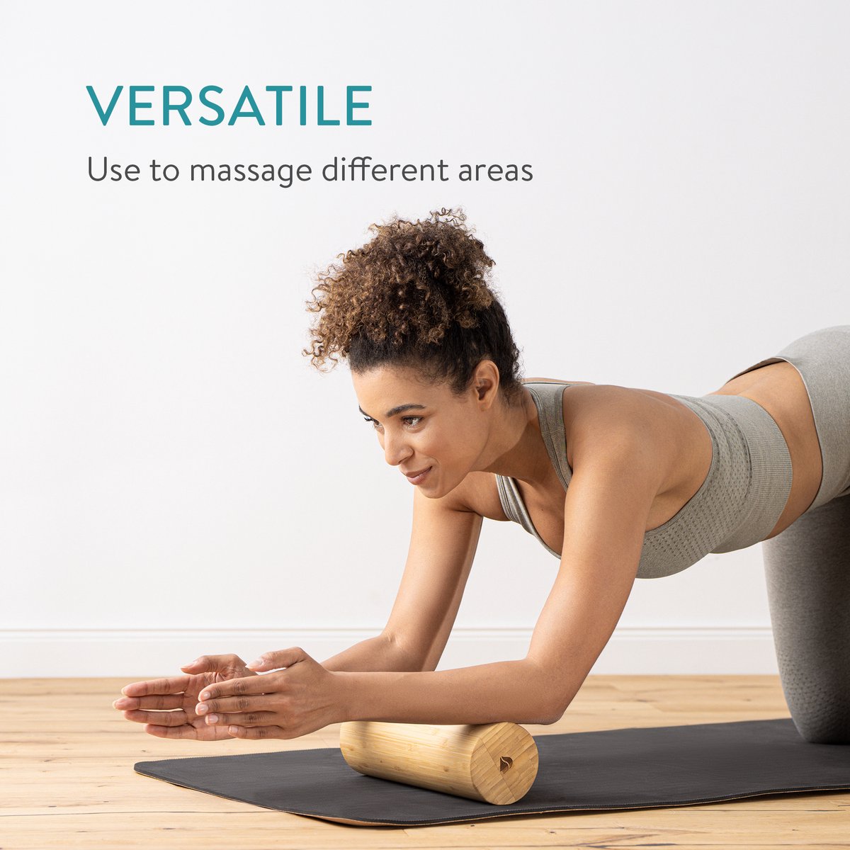 Navaris Rouleau De Massage En Mousse EVA - Accessoire Pilates Yoga Fitness Pour Musculation Et Fascias