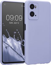 kwmobile telefoonhoesje geschikt voor Oppo A76 / A96 - Hoesje voor smartphone - Precisie camera uitsnede - TPU back cover in pastel-lavendel