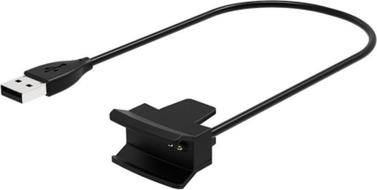 Voor Fitbit Alta Watch USB-opladerclipkabel met resetknop, lengte: 30 cm
