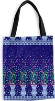 Sac Bandoulière - Sac Plage - Shopper Fleurs - Motifs - Printemps - 40x50 cm - Sac Coton