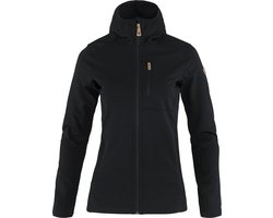 FJALLRAVEN - Keb - Fleece Hoody - Dames - Zwart - Maat S