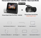 Bol.com dashcam-70mai Dash Cam Pro Plus + A500S 1944P Gps Adas Auto Camera 70mai A500S Auto Dvr 24H Parking ondersteuning Achter... aanbieding
